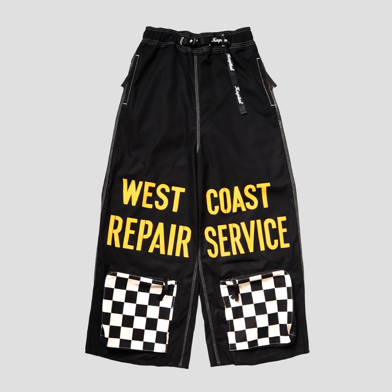 CANVAS WEAST COAST REPAIR-MAN PANTS (CHECKER) 1