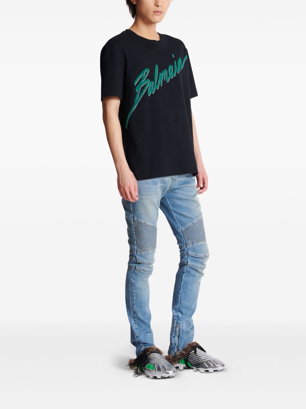 logo-print T-shirt - 3