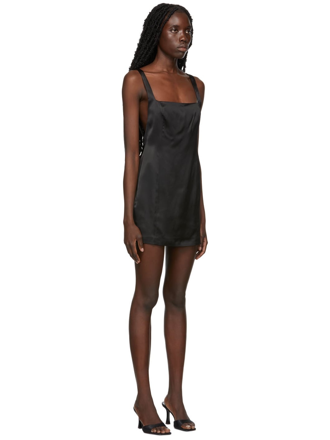 Black Junin Short Dress - 2