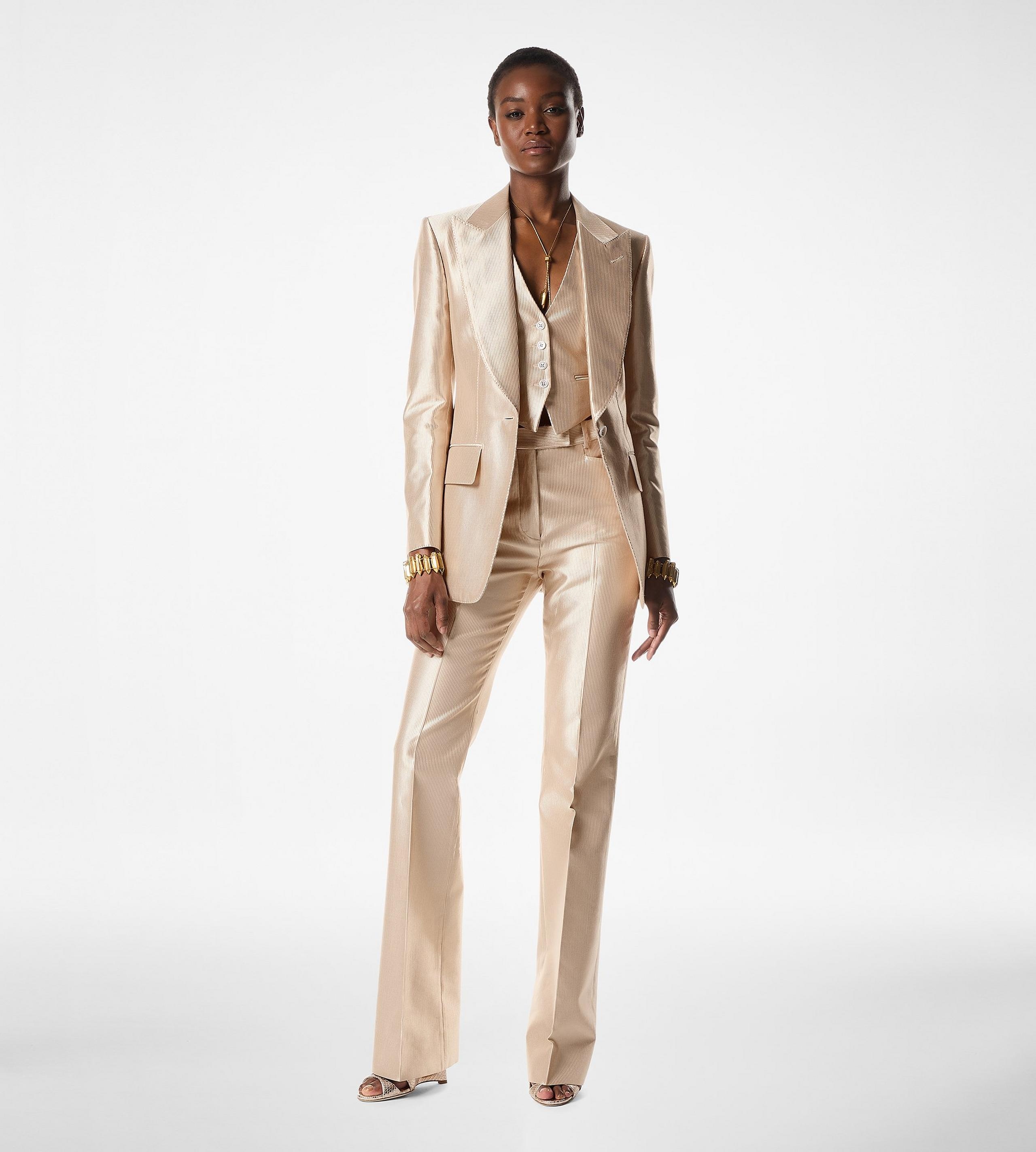 GLAMOROUS CORD "BIANCA" SINGLE BREASTED JACKET - 3