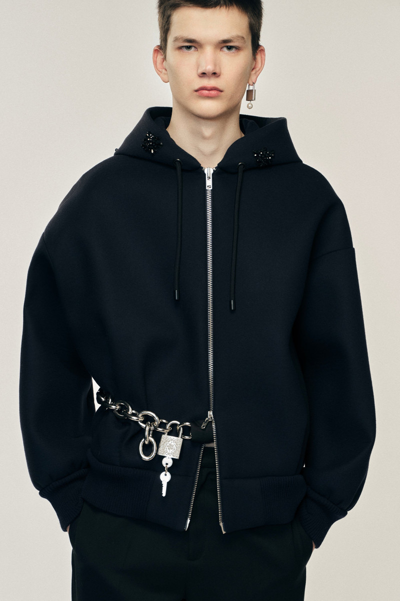Embellished Hooded Zip Jacket 3