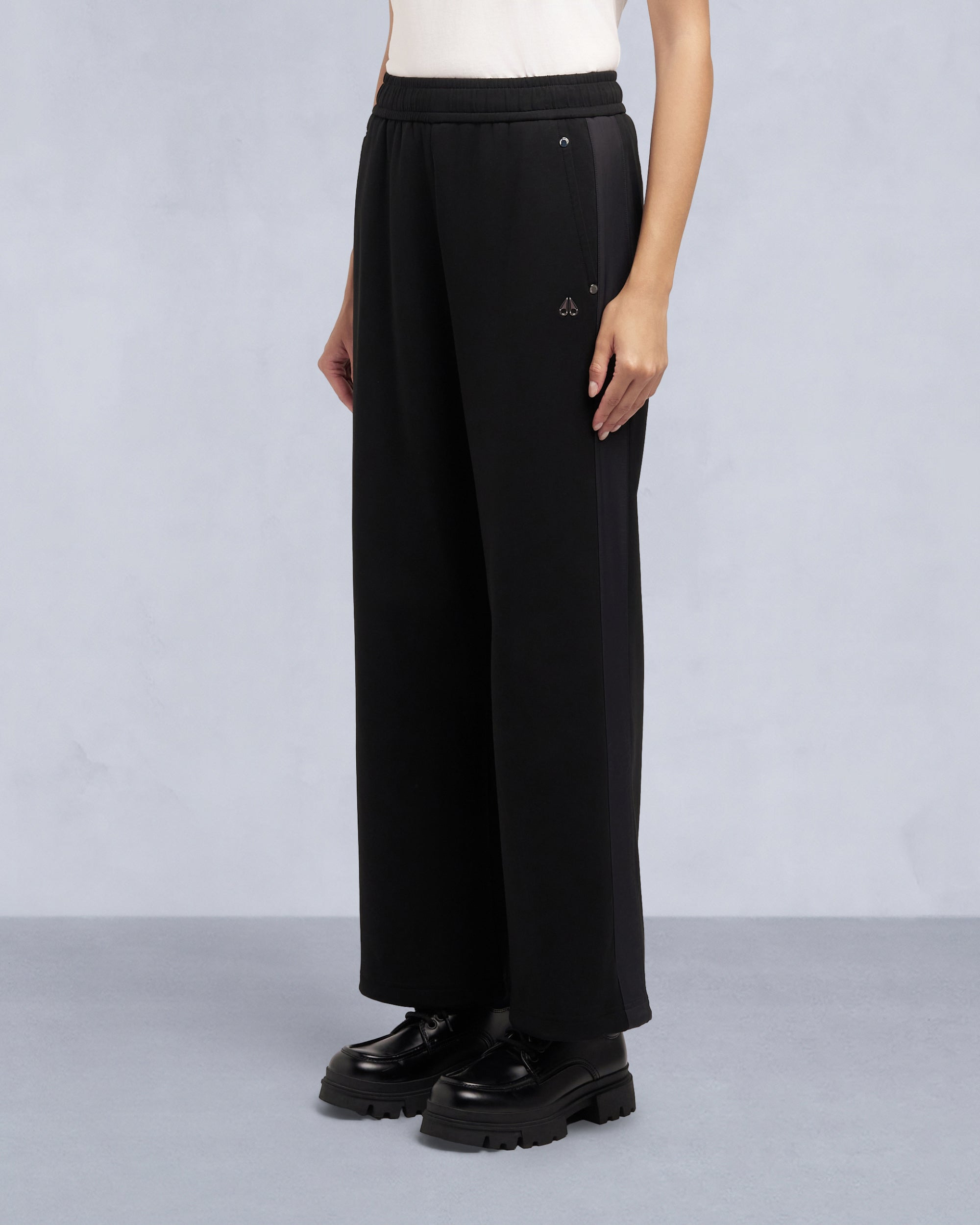 MIX MEDIA WIDE LEG PANT - 3
