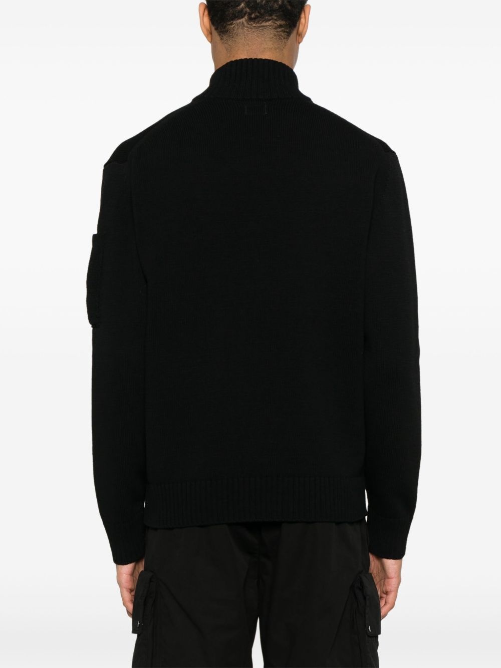 Lens-detailed cardigan - 4