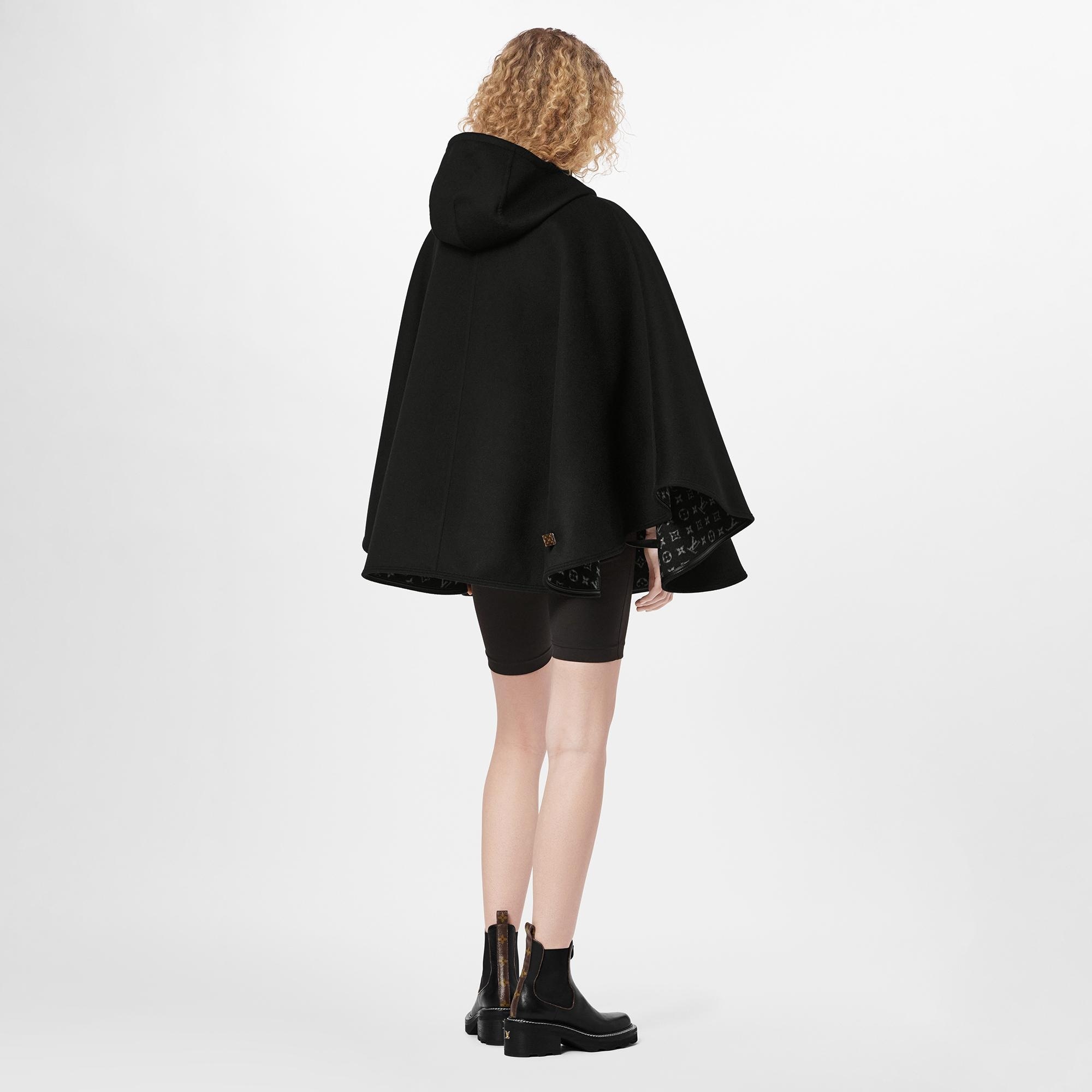 Louis Vuitton Hooded Cape | REVERSIBLE