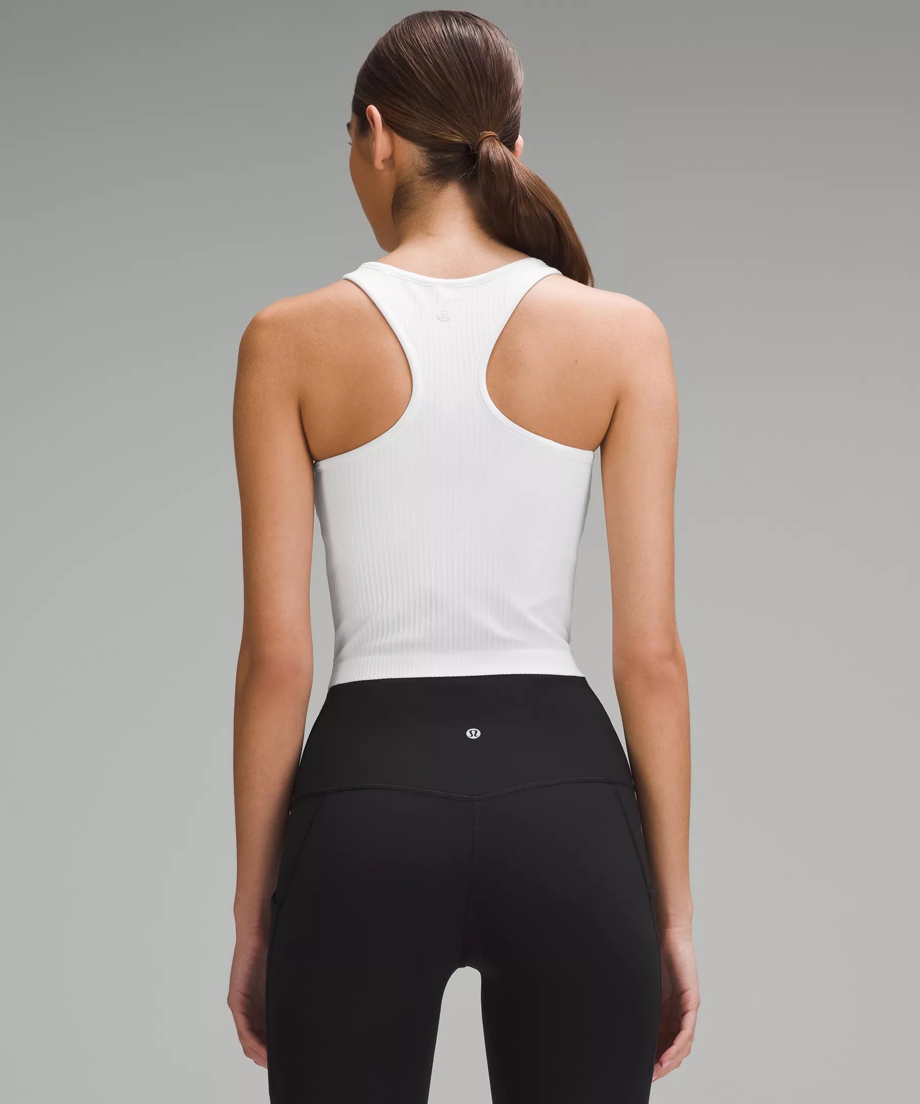 Ebb to Street Cropped Racerback Tank Top - 3