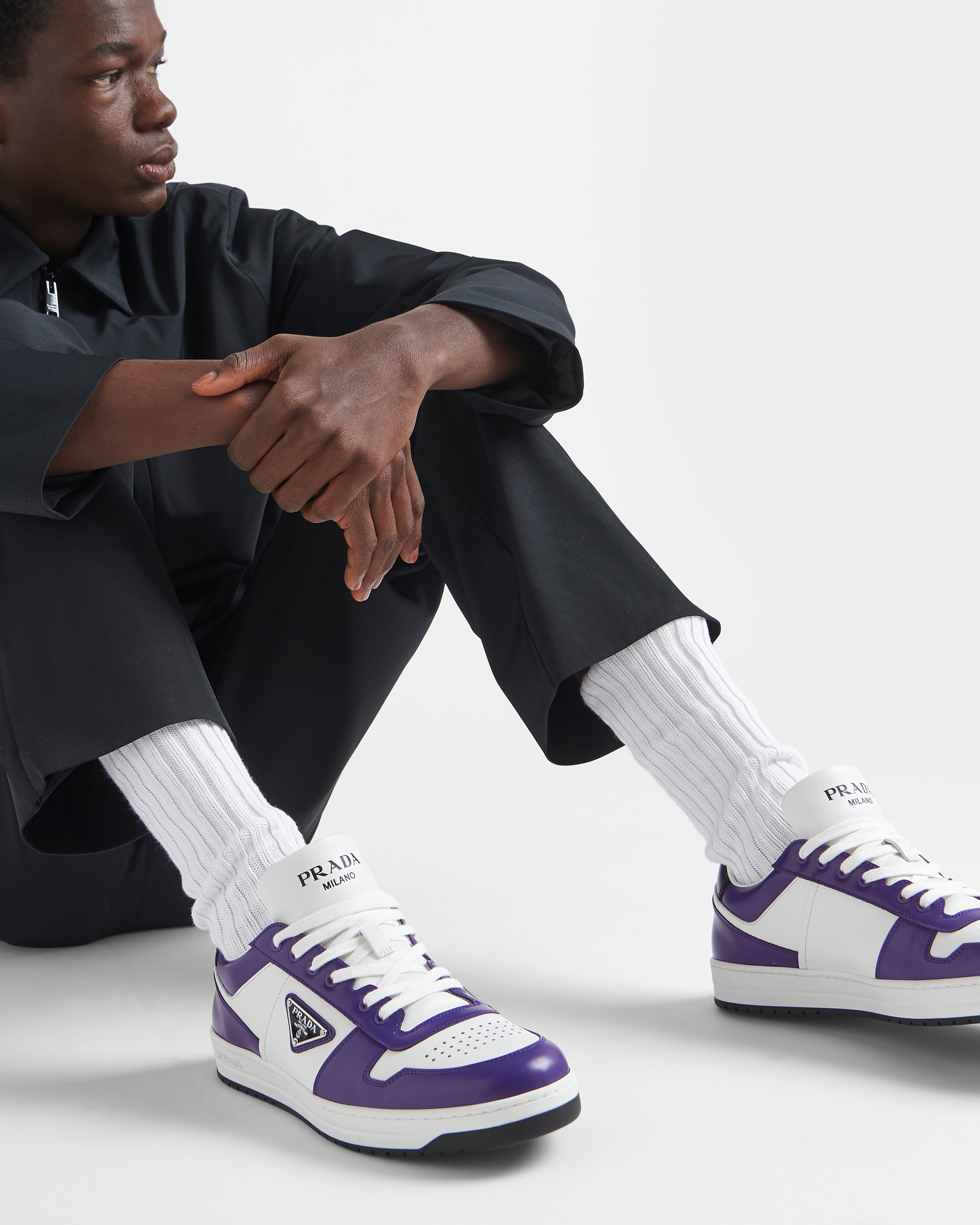Downtown leather sneakers - 3