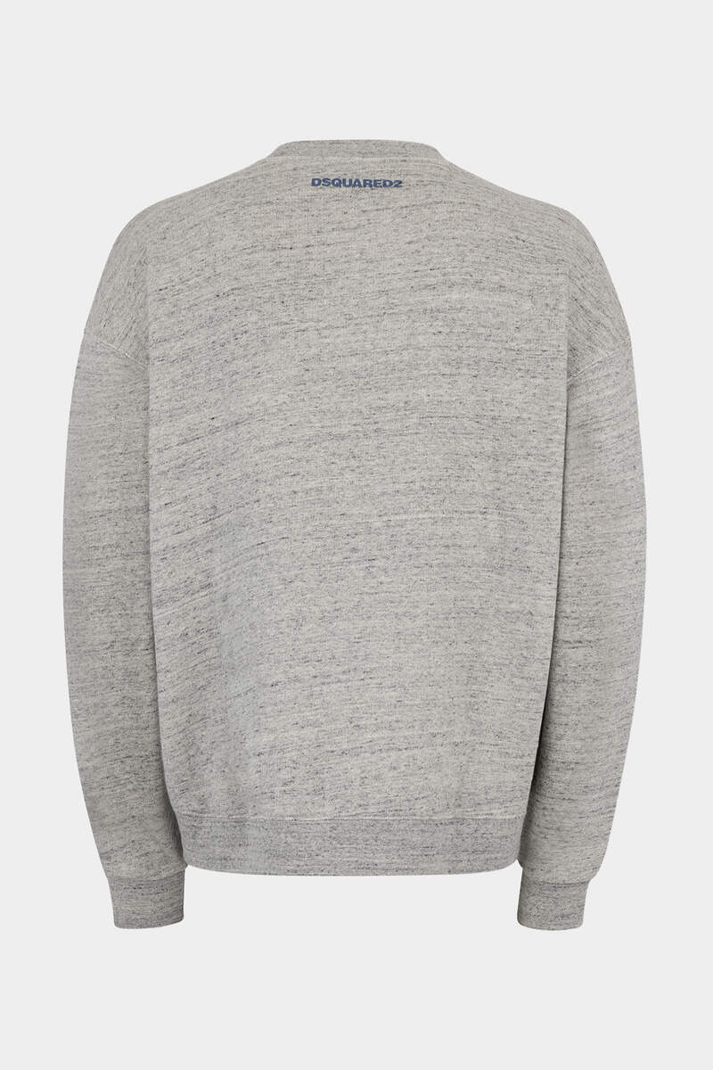 DSQUARED2 SMILEY X D2 SHORT & WIDE FIT CREWNECK outlook