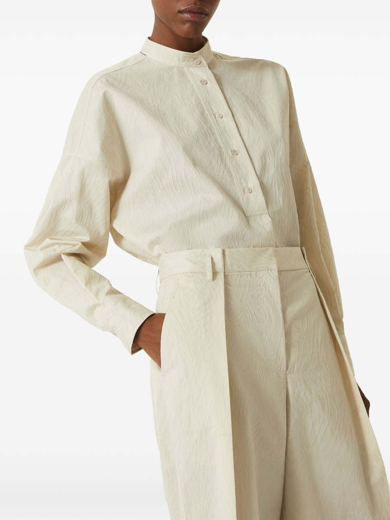 wide-leg cropped trousers 5