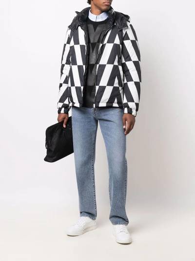 Valentino monogram-print long-sleeve jumper outlook