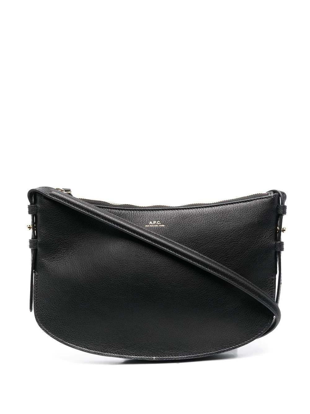 debossed logo crossbody bag - 1