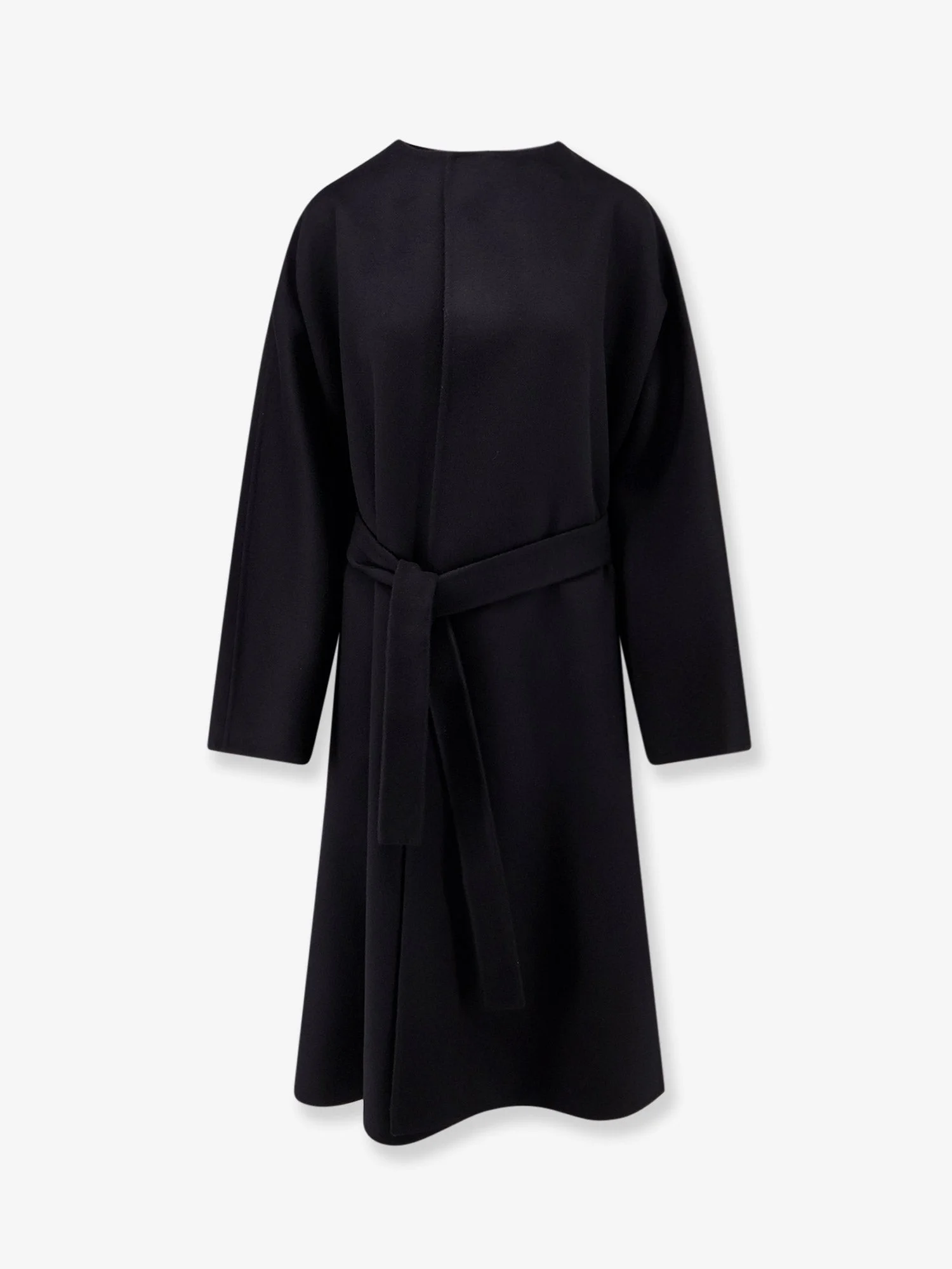 Wool And Silk Blend Coat - 1