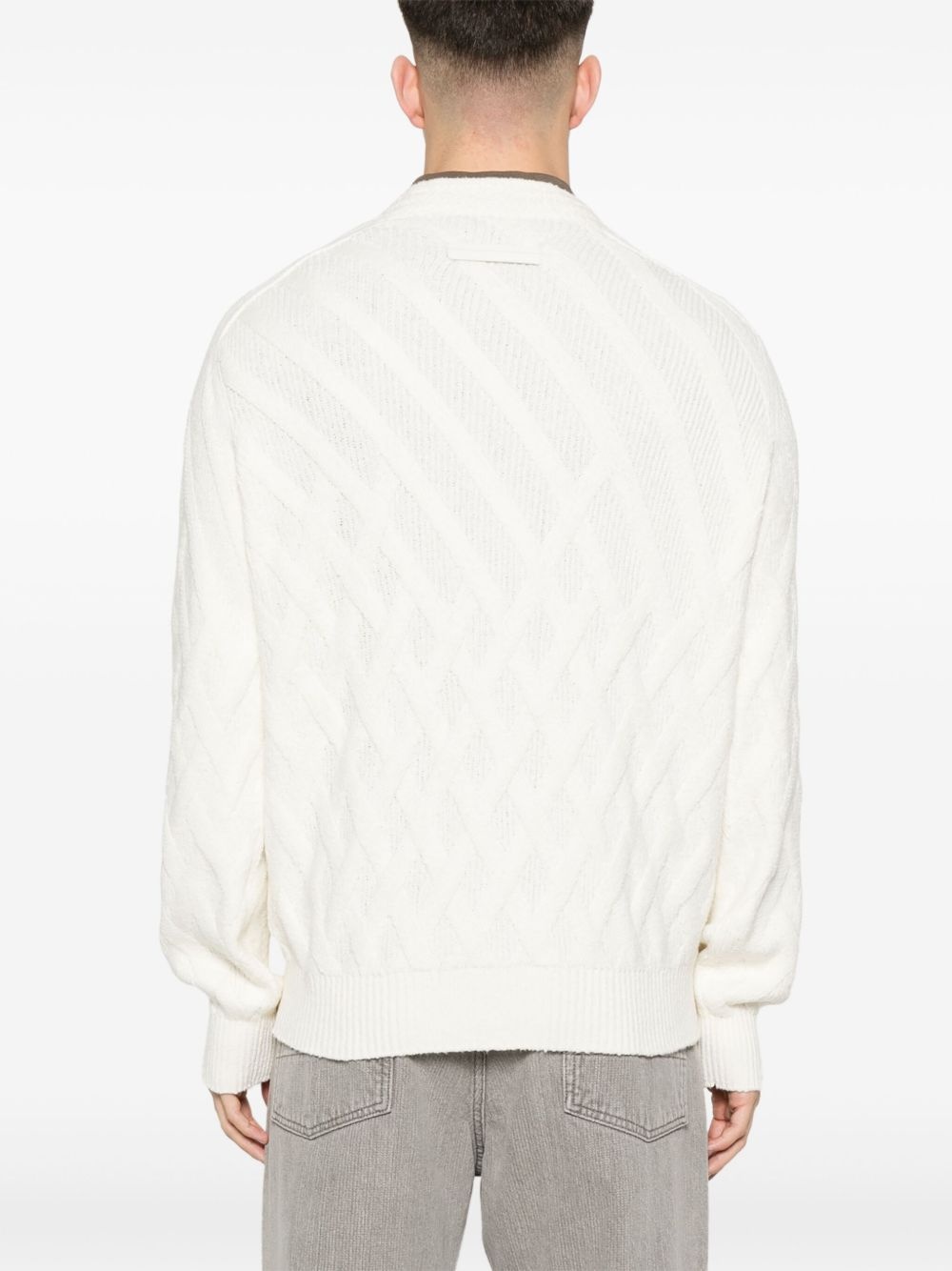 chunky-knit cardigan - 4