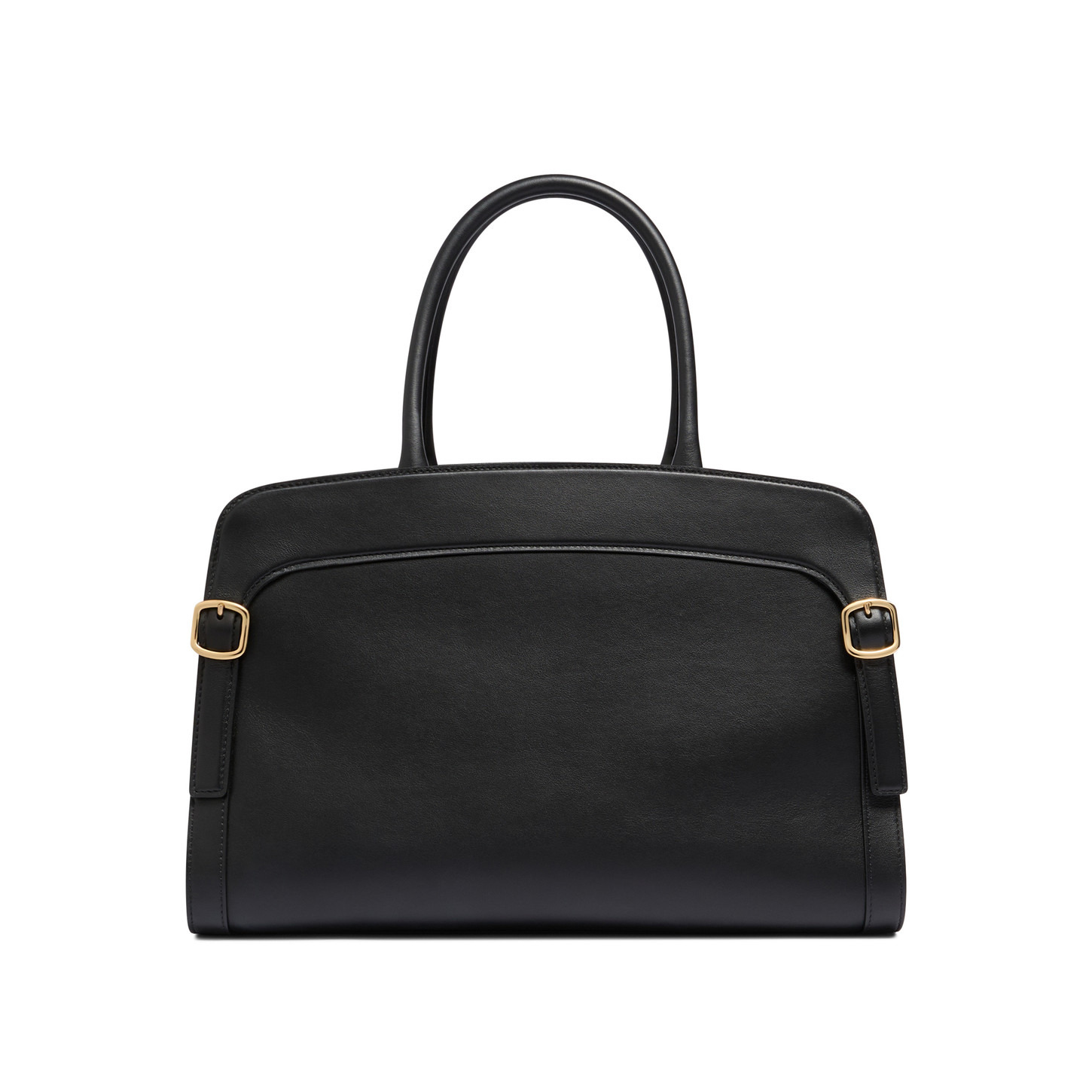 Black leather handbag - 5