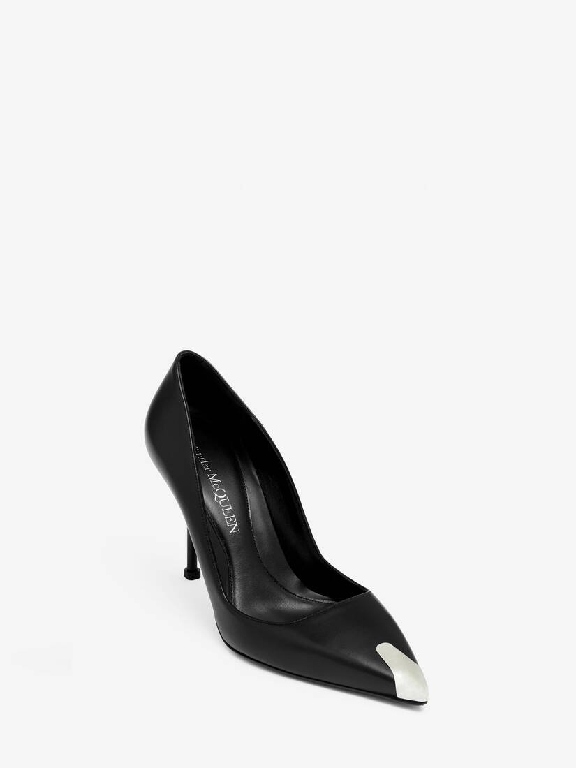 Women's Punk Pump in Black/silver - 2