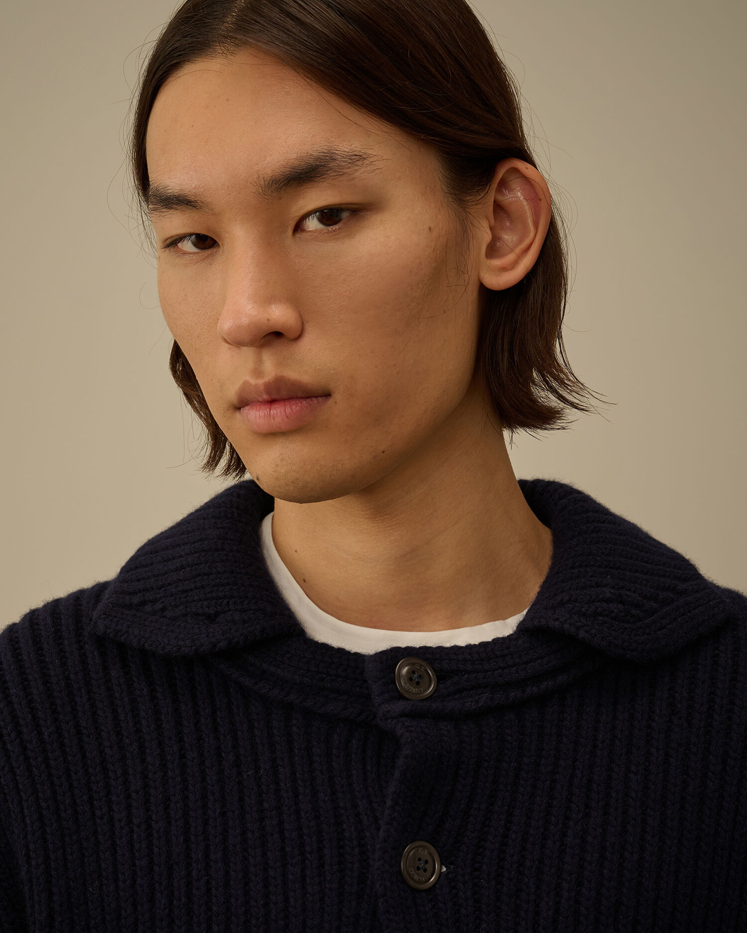 Lambswool GRS Button Cardigan - 6
