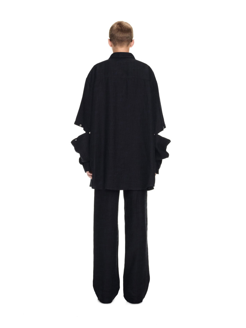 90slogo Linen Baggy Tapered Pants 4