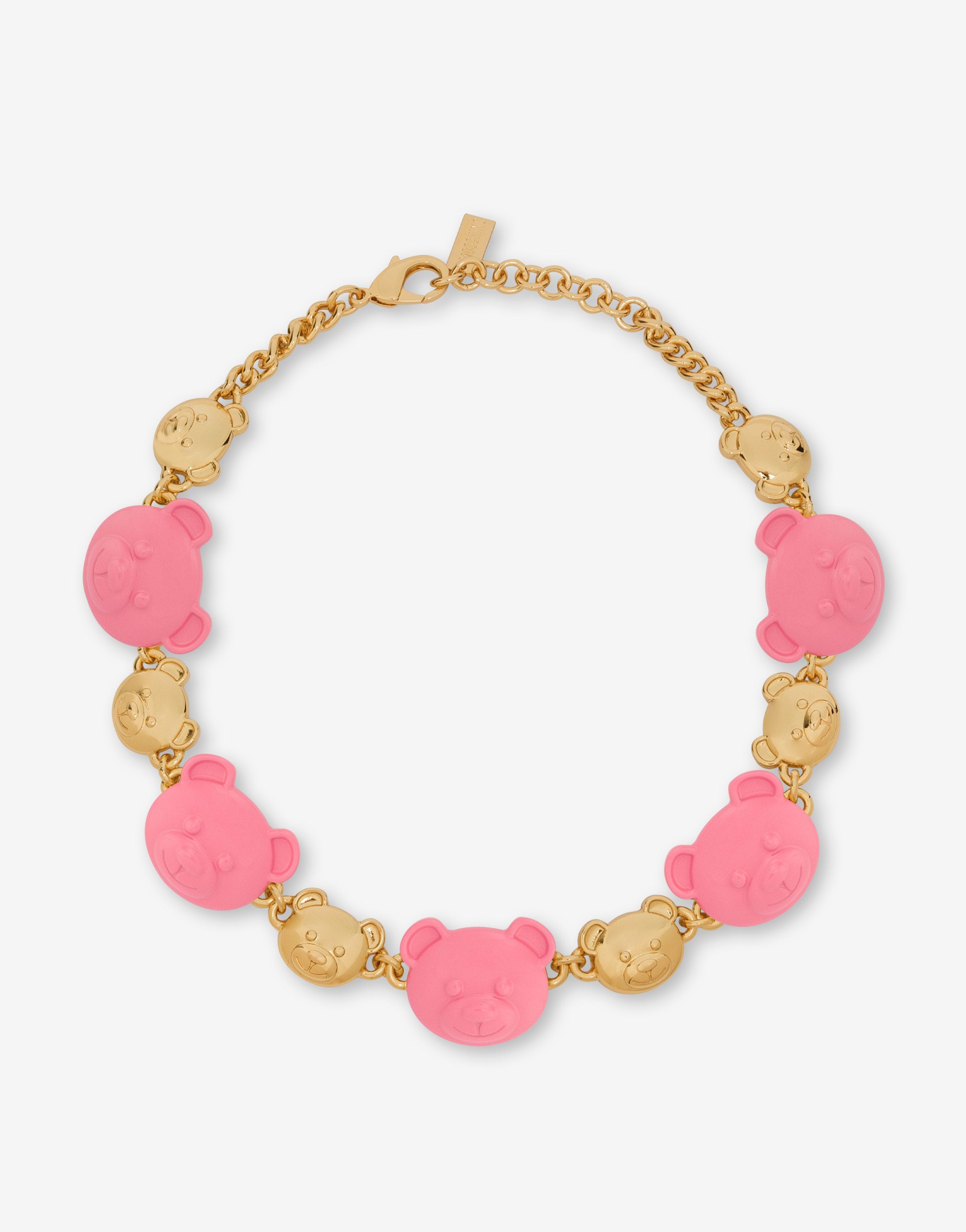 MOSCHINO TEDDY BEAR CHOKER NECKLACE - 1