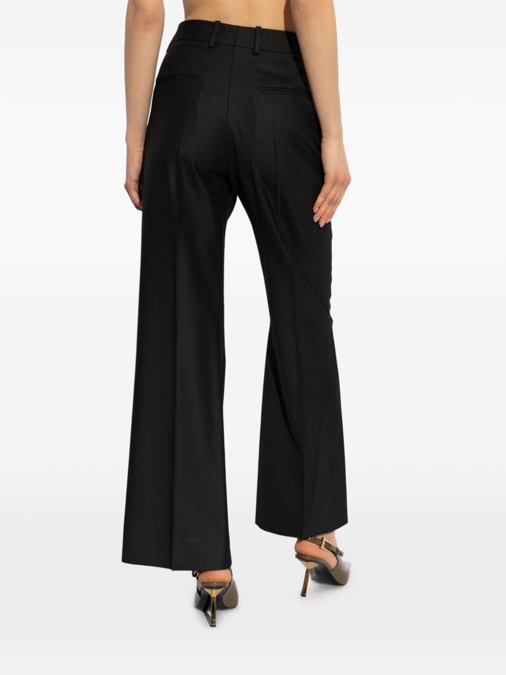 tailored flared trousers - 4