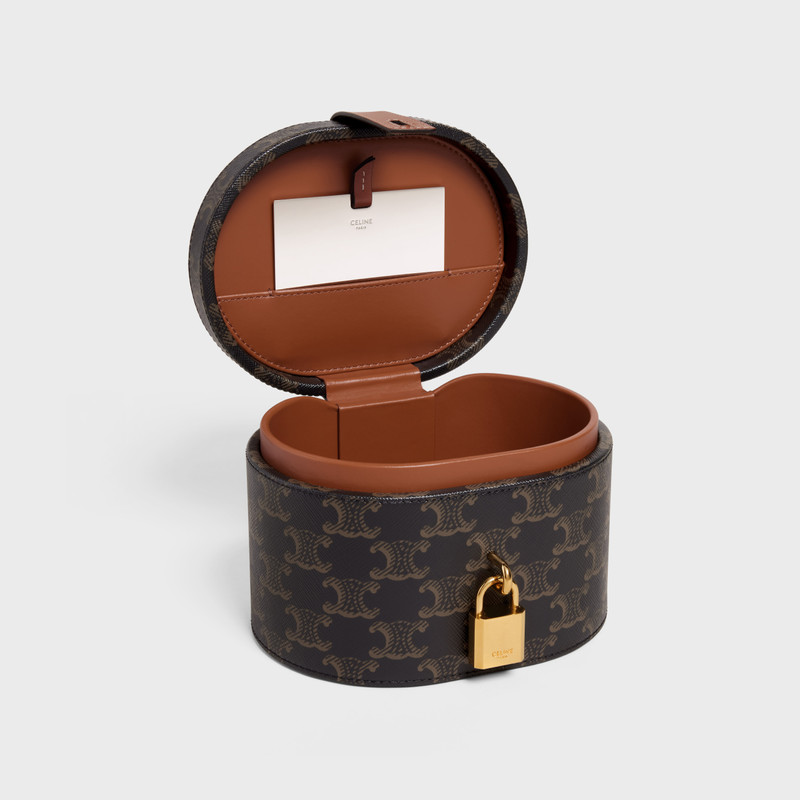 CELINE Vanity Case in Triomphe Canvas and Calfskin outlook