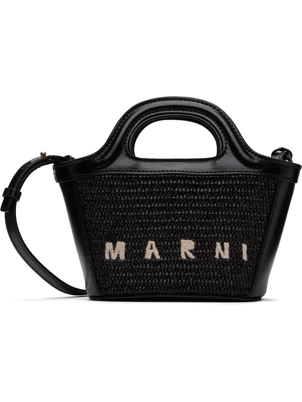 Black Tropicalia Micro Tote - 1