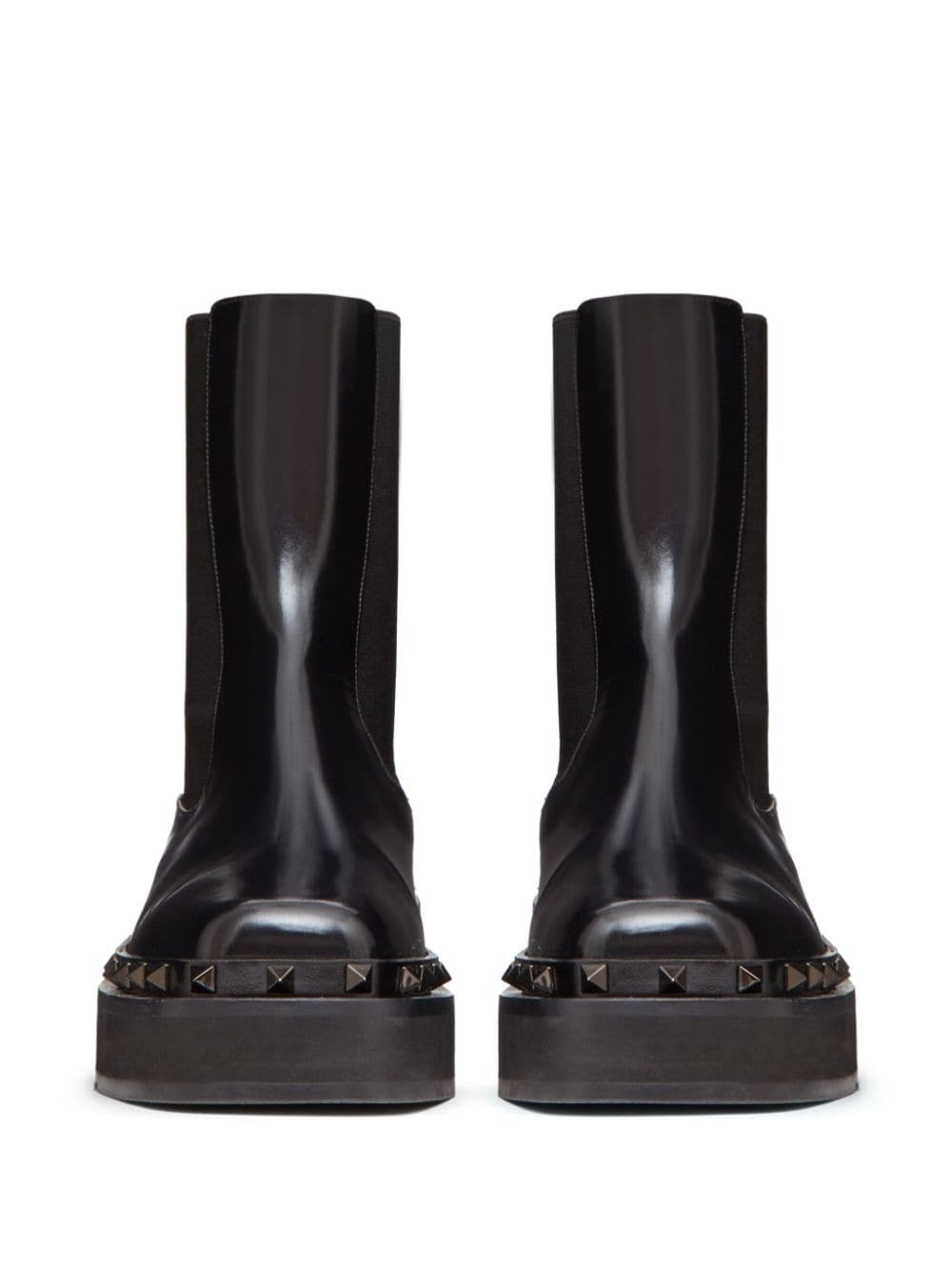 M-Way Rockstud Beatle leather boots - 4