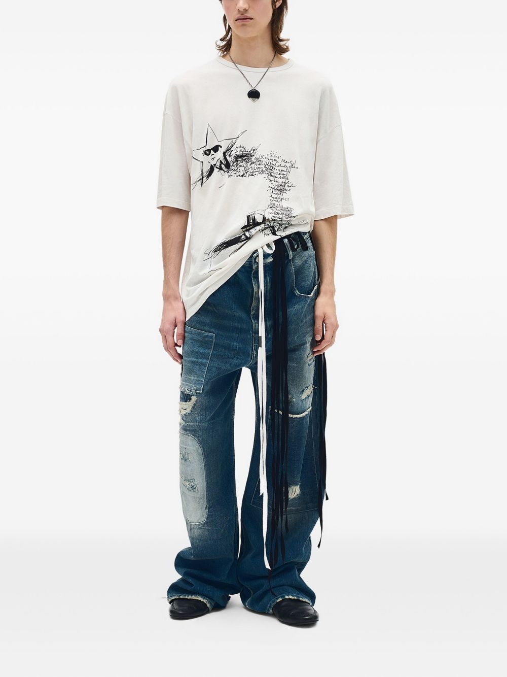 Sketchbook-print T-shirt - 2
