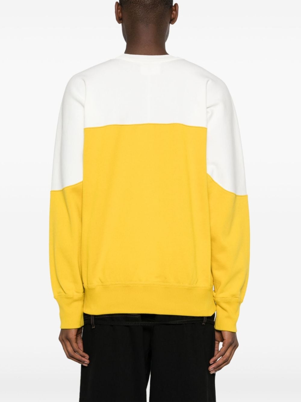 logo-print colour-block sweatshirt - 4