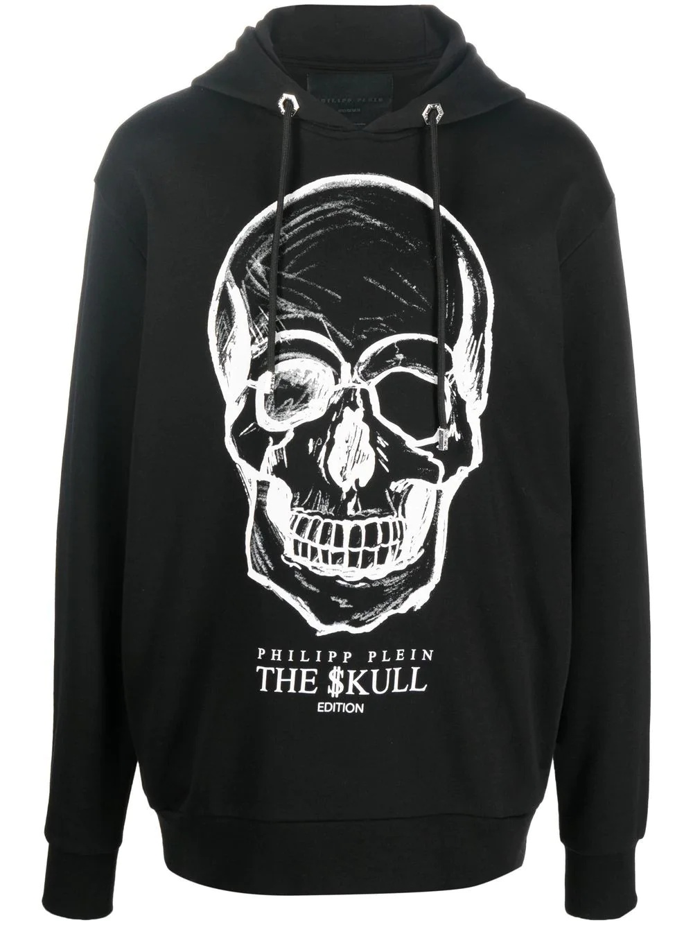 skull-print hoodie - 1