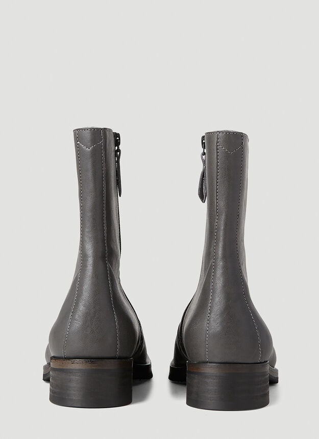 靴 OUR LEGACY CAMION BOOT ASH GREY 40 Our Legacy Camion Boot Leather Ash Grey Leather | Cultizm