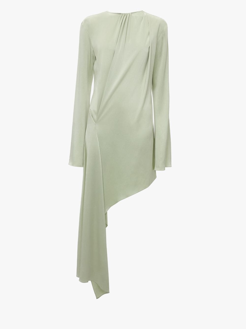 LONG SLEEVE ASYMMETRIC DRESS - 1