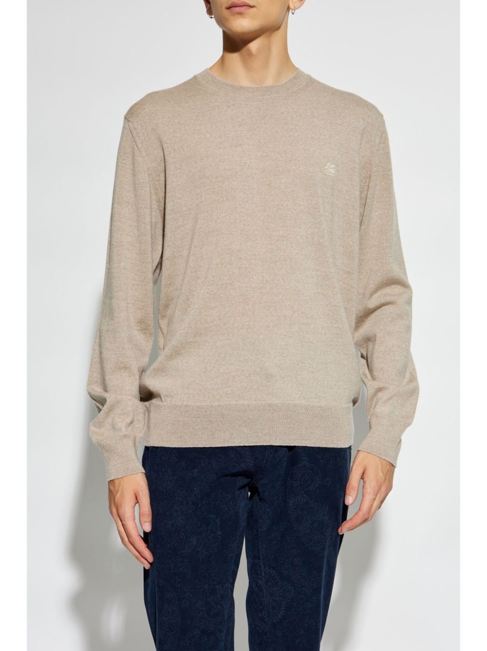 embroidered logo sweatshirt - 3