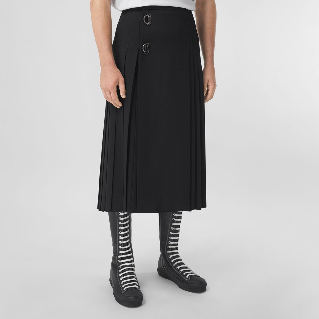 Grain de Poudre Wool Kilt - 5