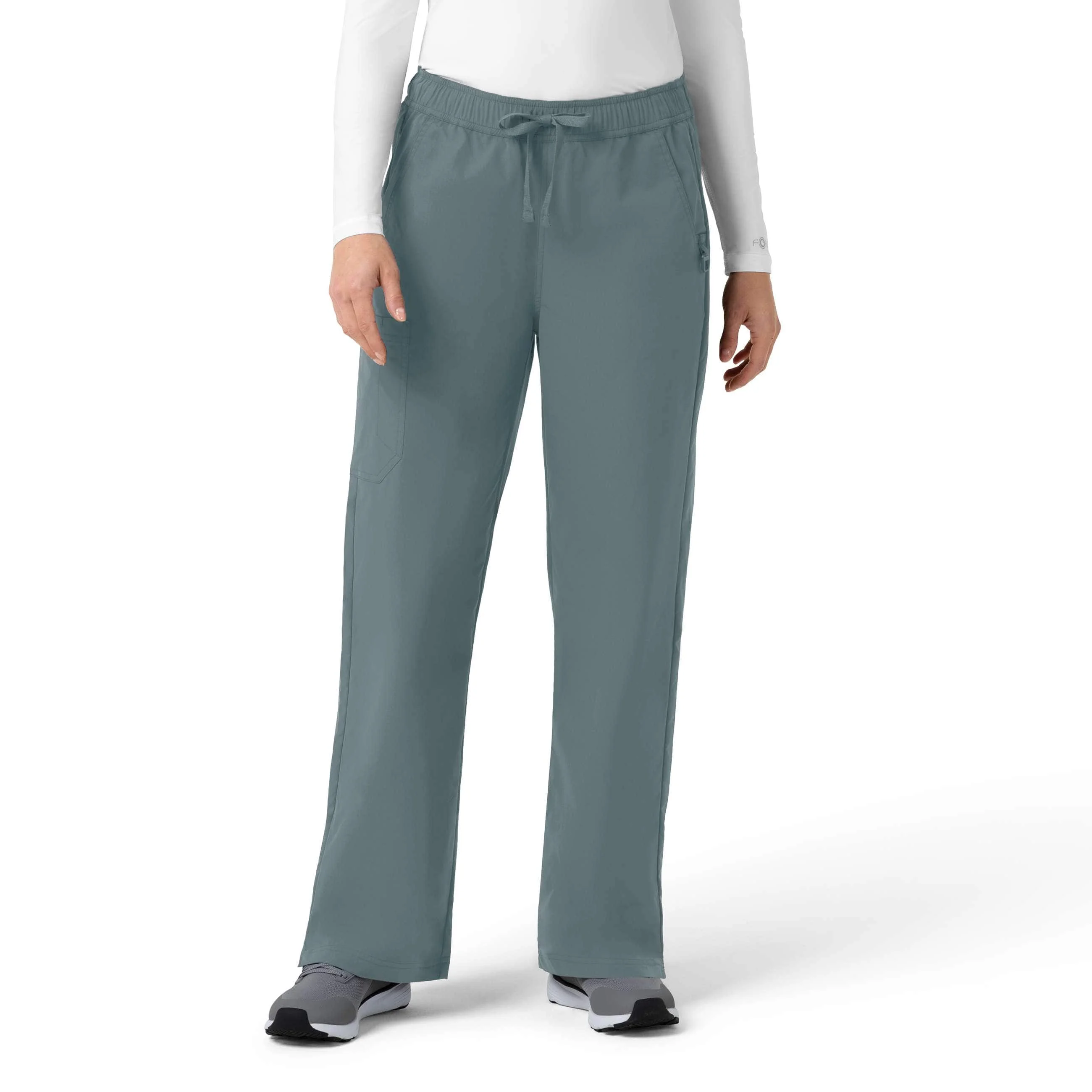 Rugged Flex FLD Women's Ripstop Bootcut Cargo Scrub Pant - 1