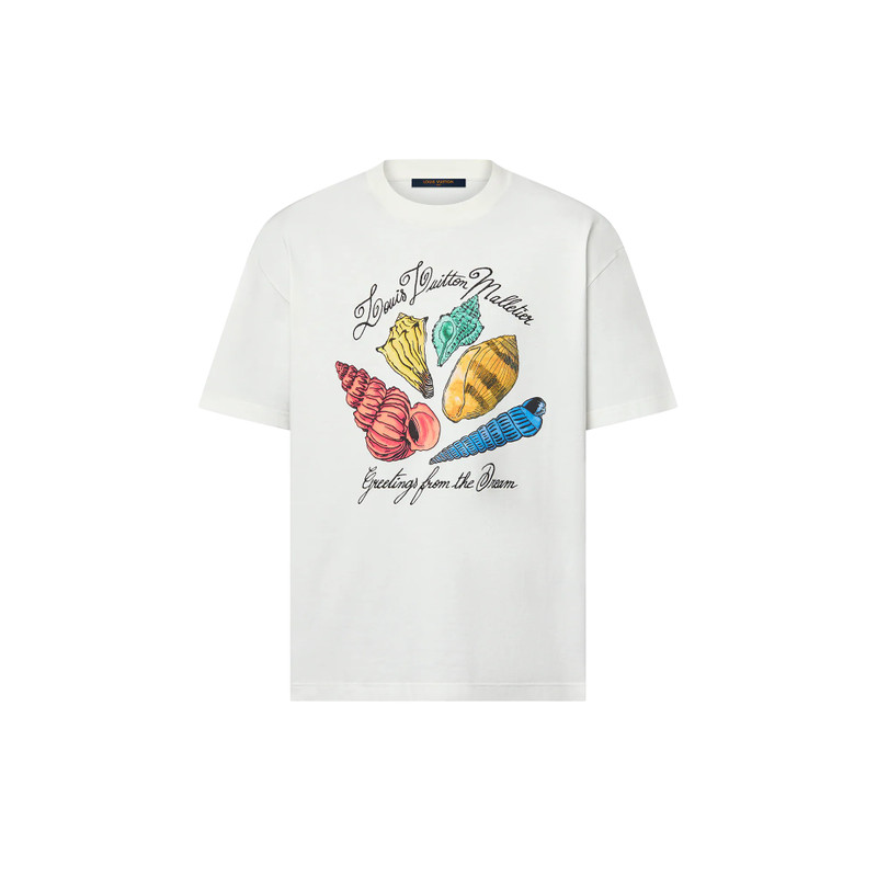 인쇄된 짧은 소매 면 T-Shirt - 1