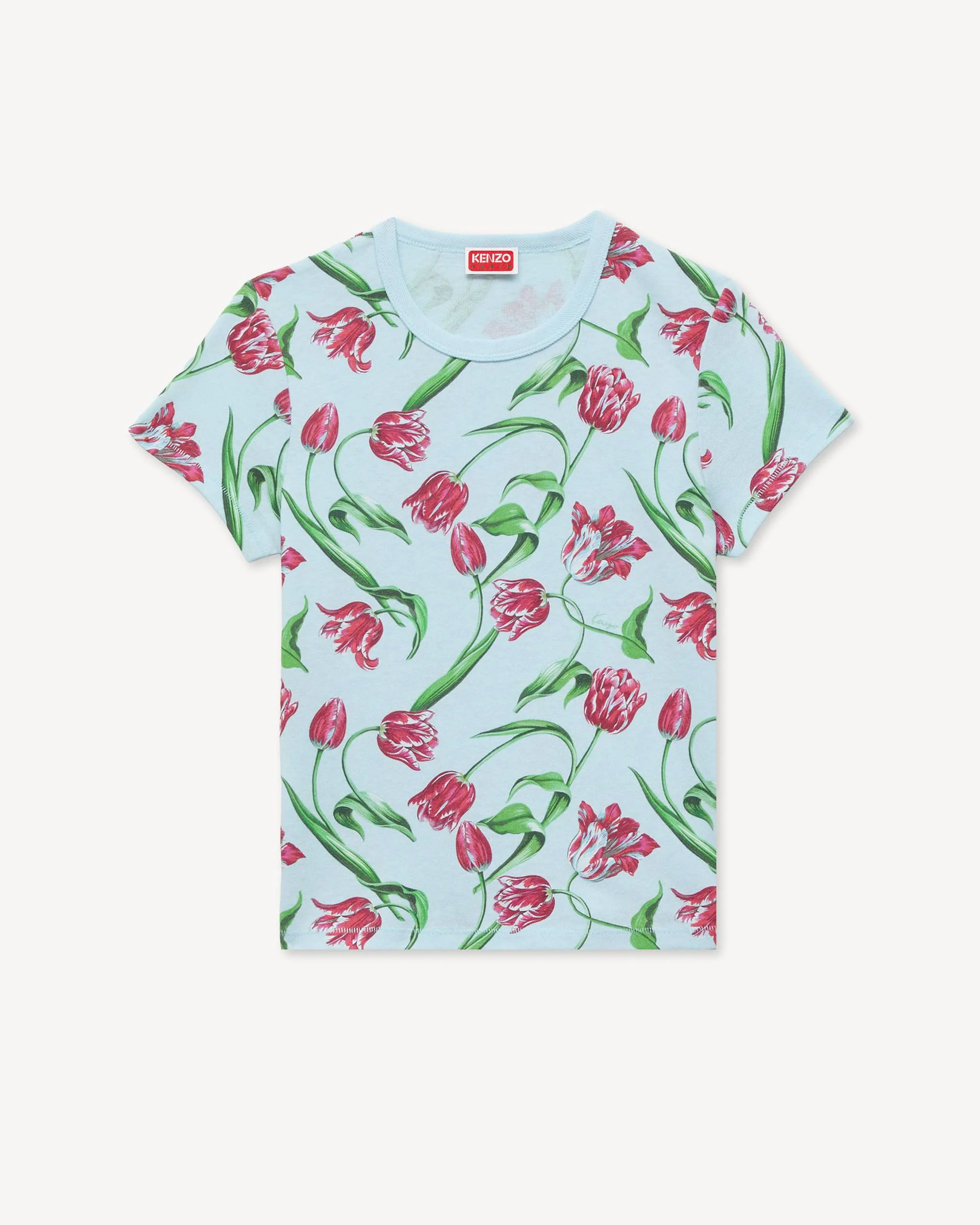 'KENZO Tulip' T-shirt in cotton - 1