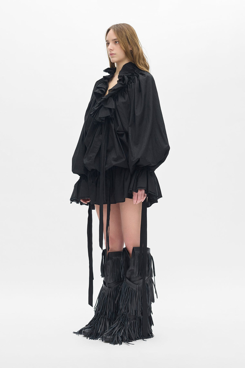 Ann Demeulemeester Bregje Ruffled Mini Dress outlook