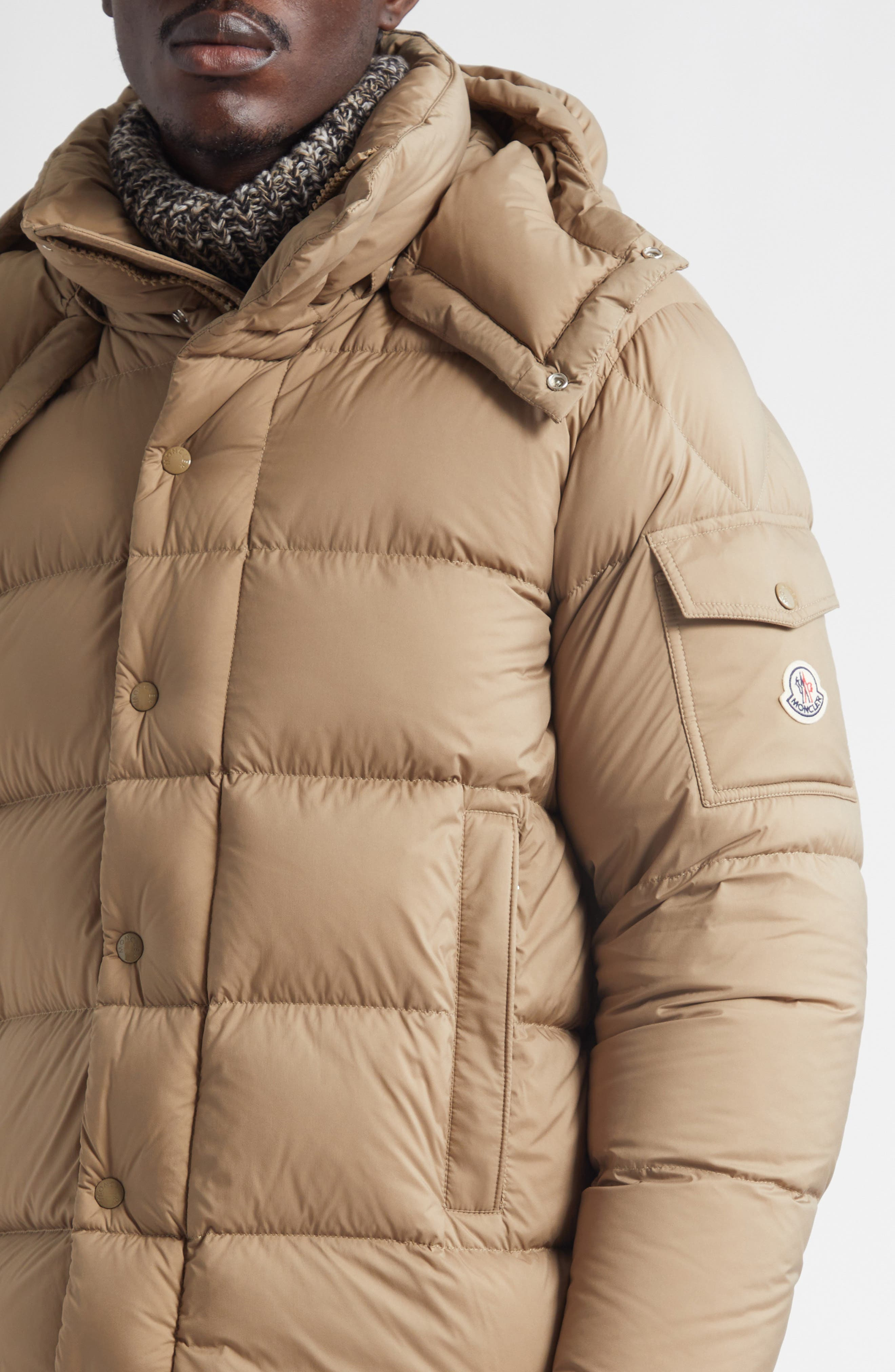 Moncler Maya 70 Hooded Quilted Down Jacket in Elmwood at Nordstrom - 4