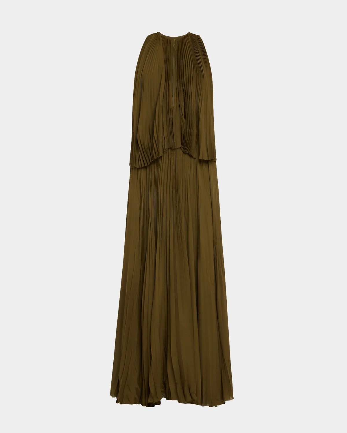The Hallett Pleated Two-Tiered Dress - 1