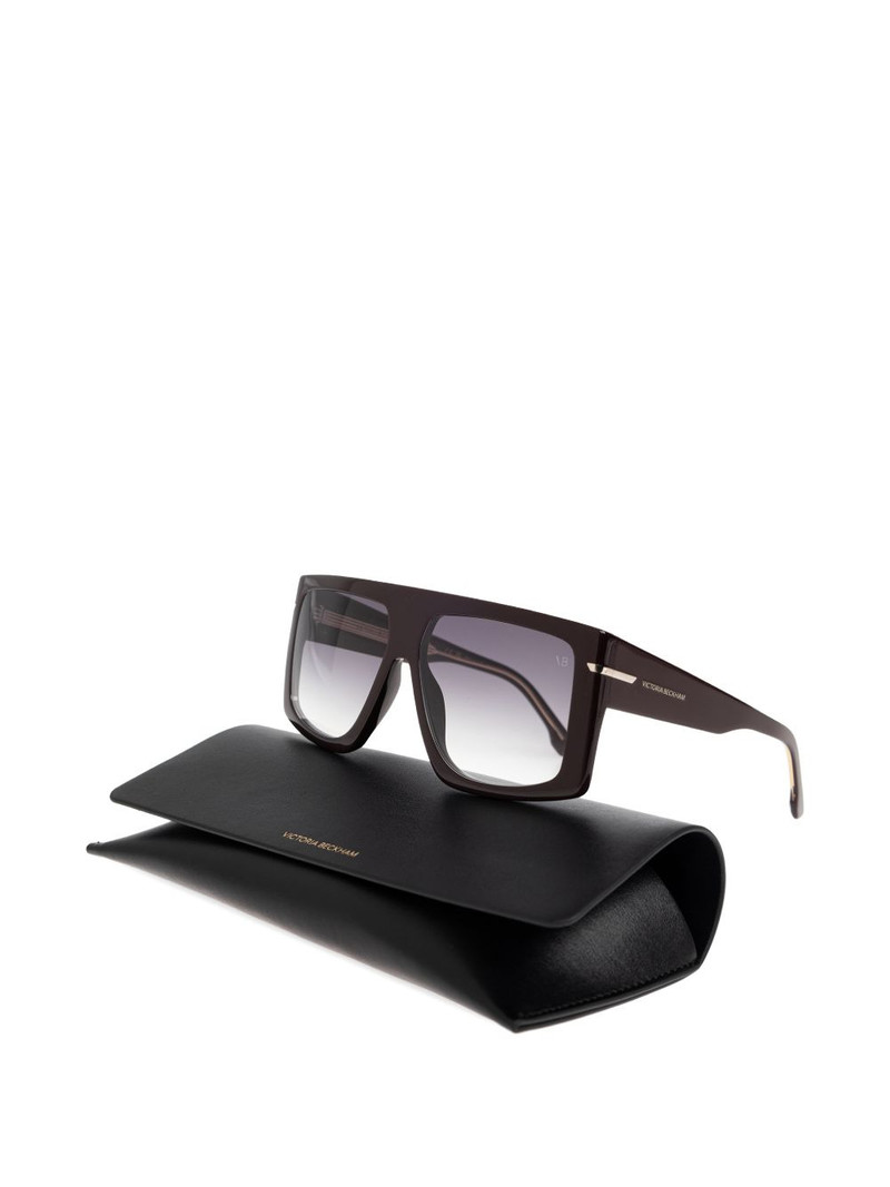 Victoria Beckham rectangle-frame sunglasses outlook