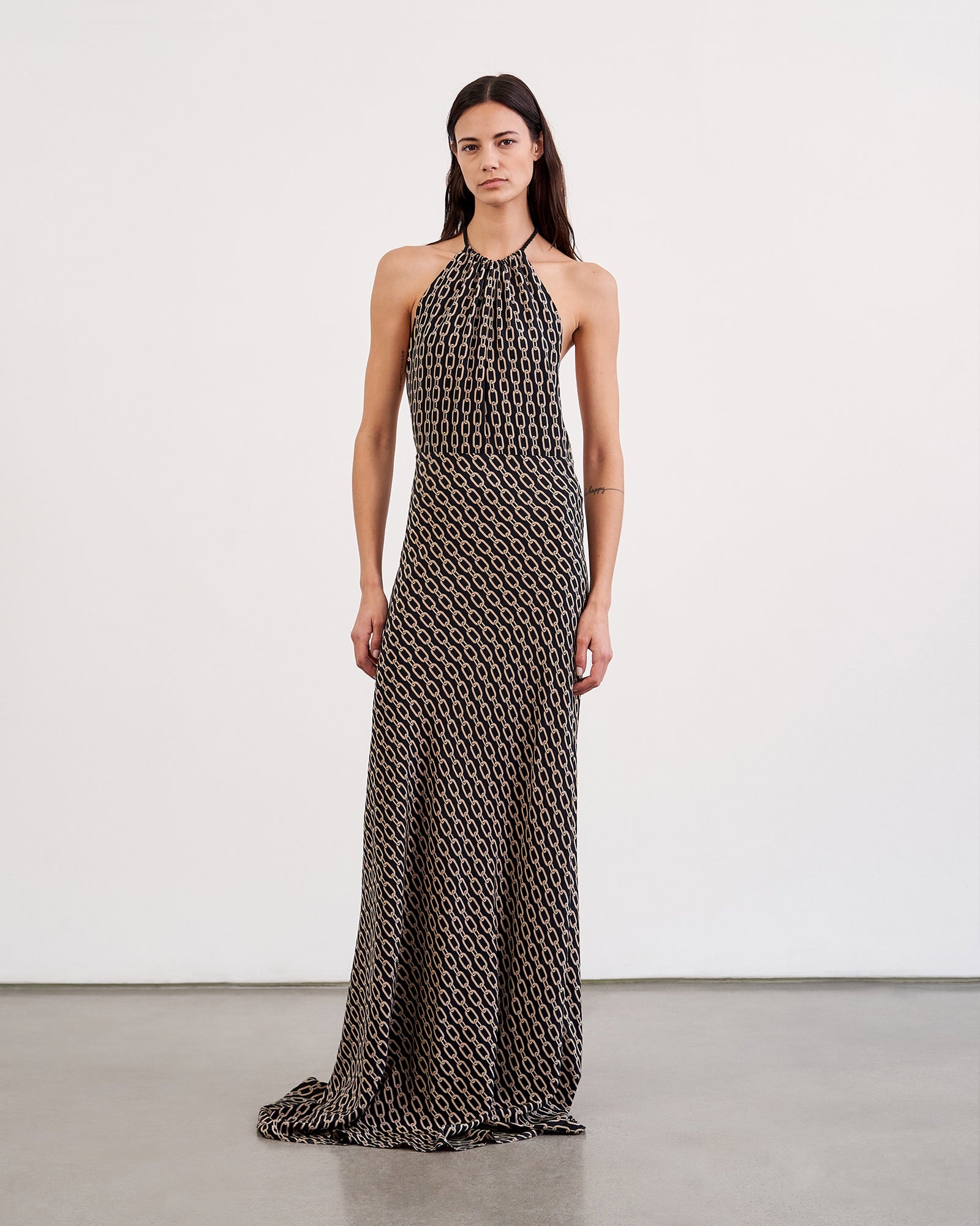 FLORIE HALTERNECK DRESS - 3