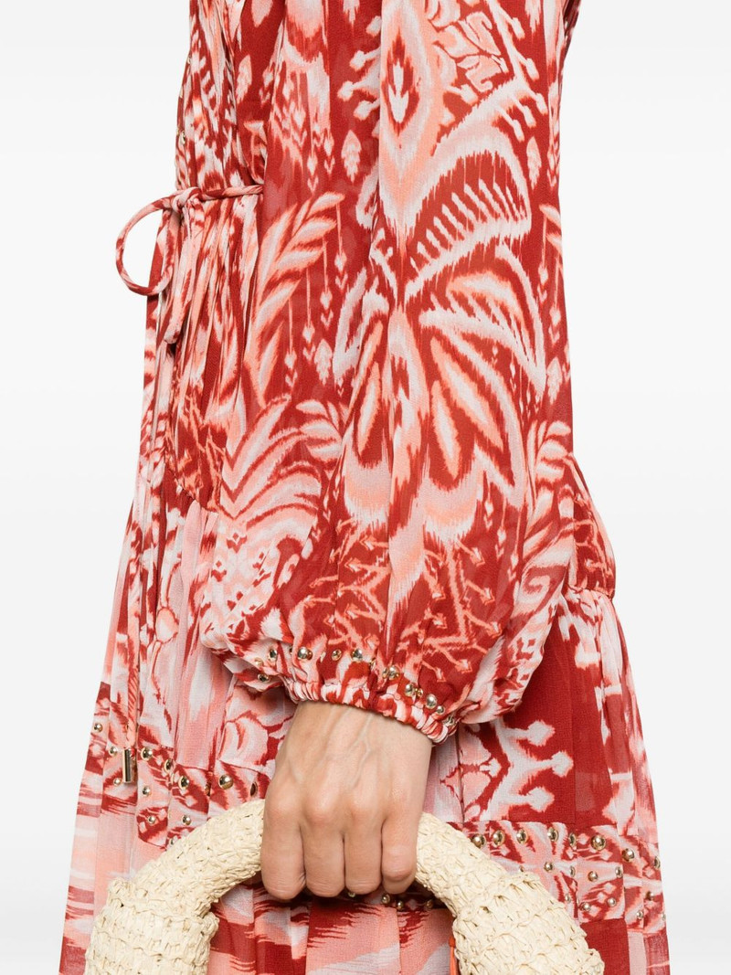 tropical-print maxi dress 5