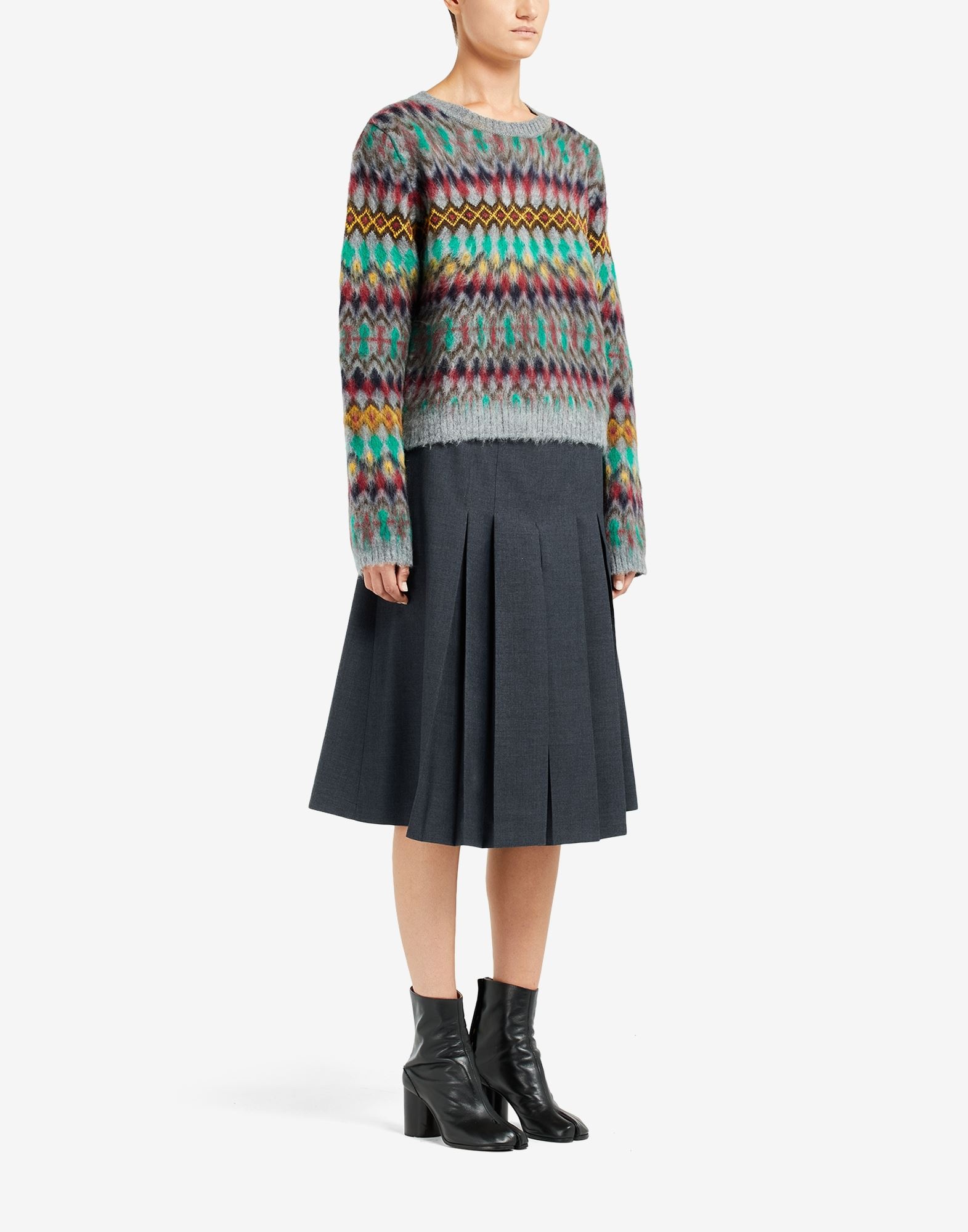 Blurred Fair Isle sweater - 3
