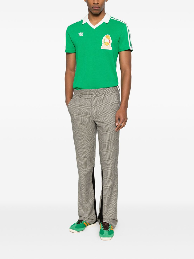 adidas V-neck striped T-shirt outlook