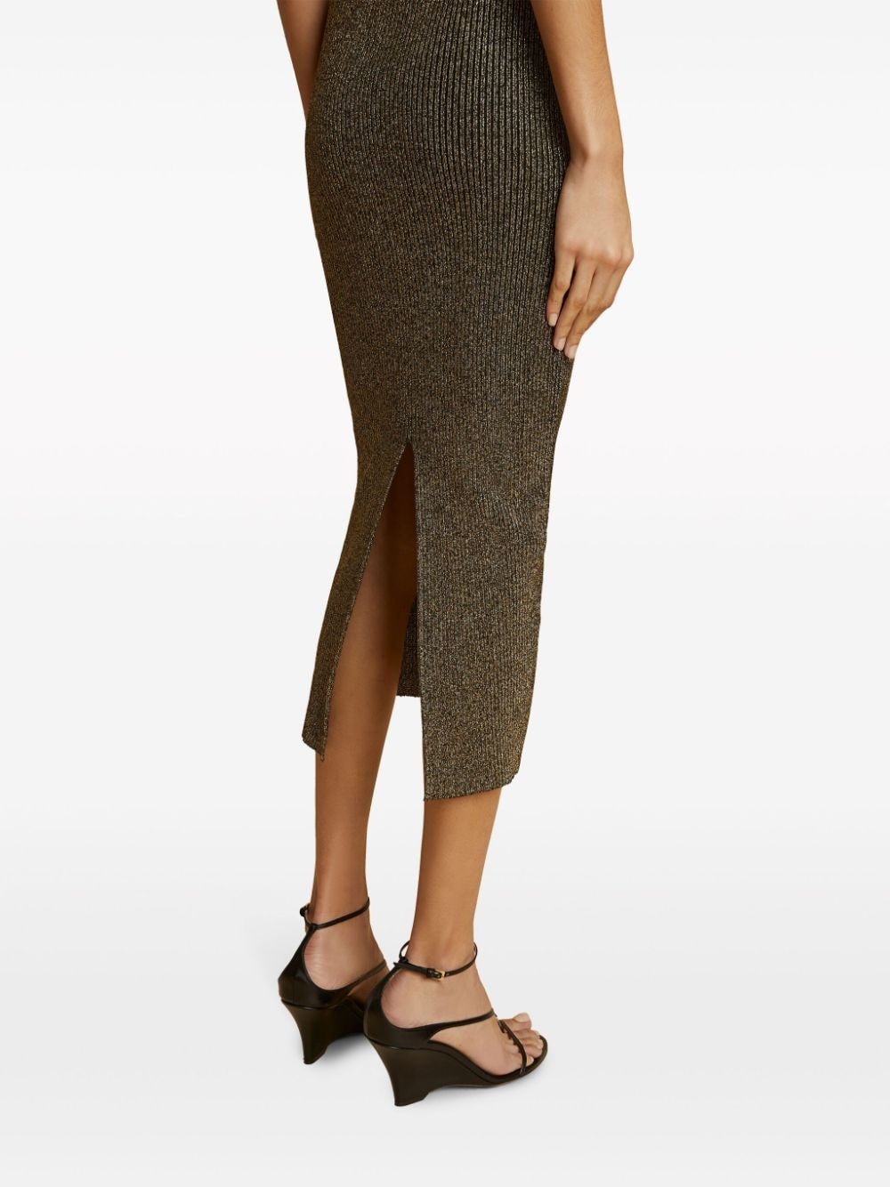 The Rumer ribbed-knit midi dress - 6