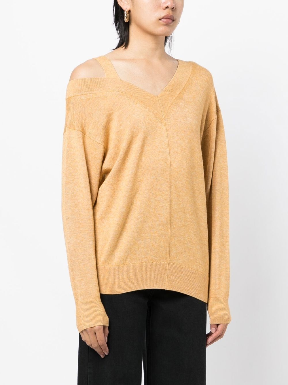 Malo V-neck pullover top - 3