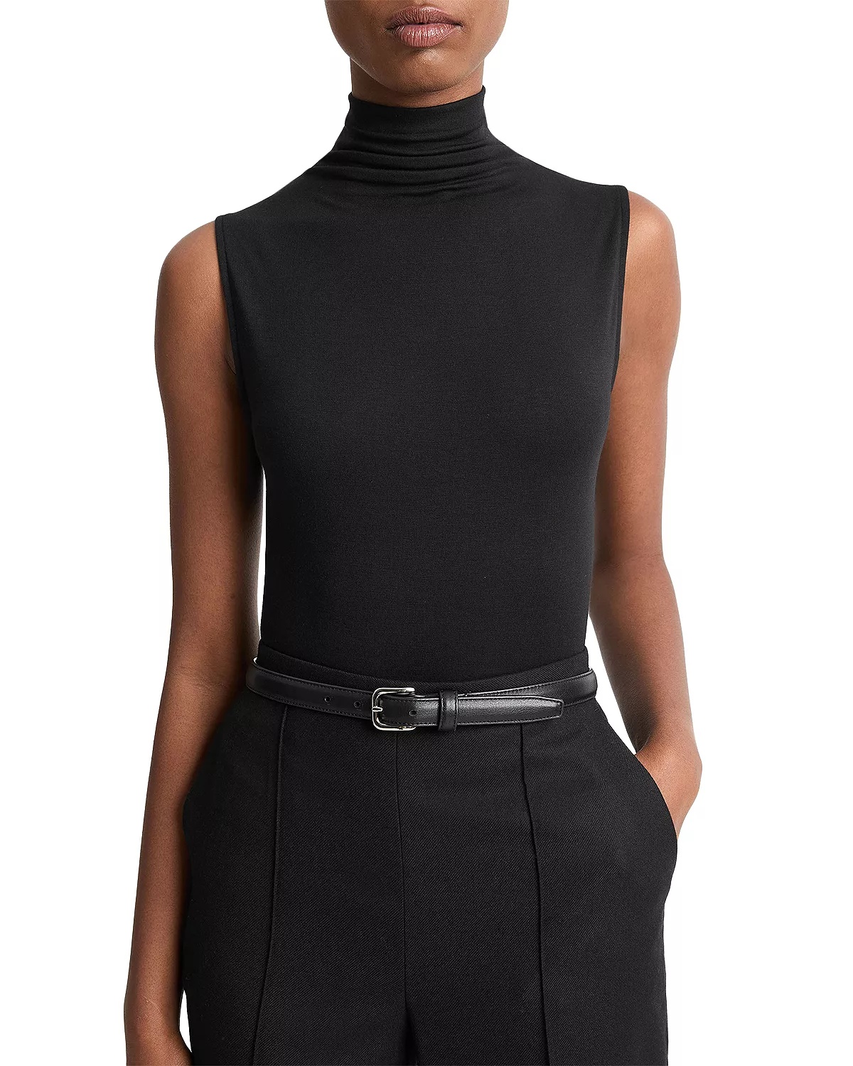 Turtleneck Sleeveless Top - 5
