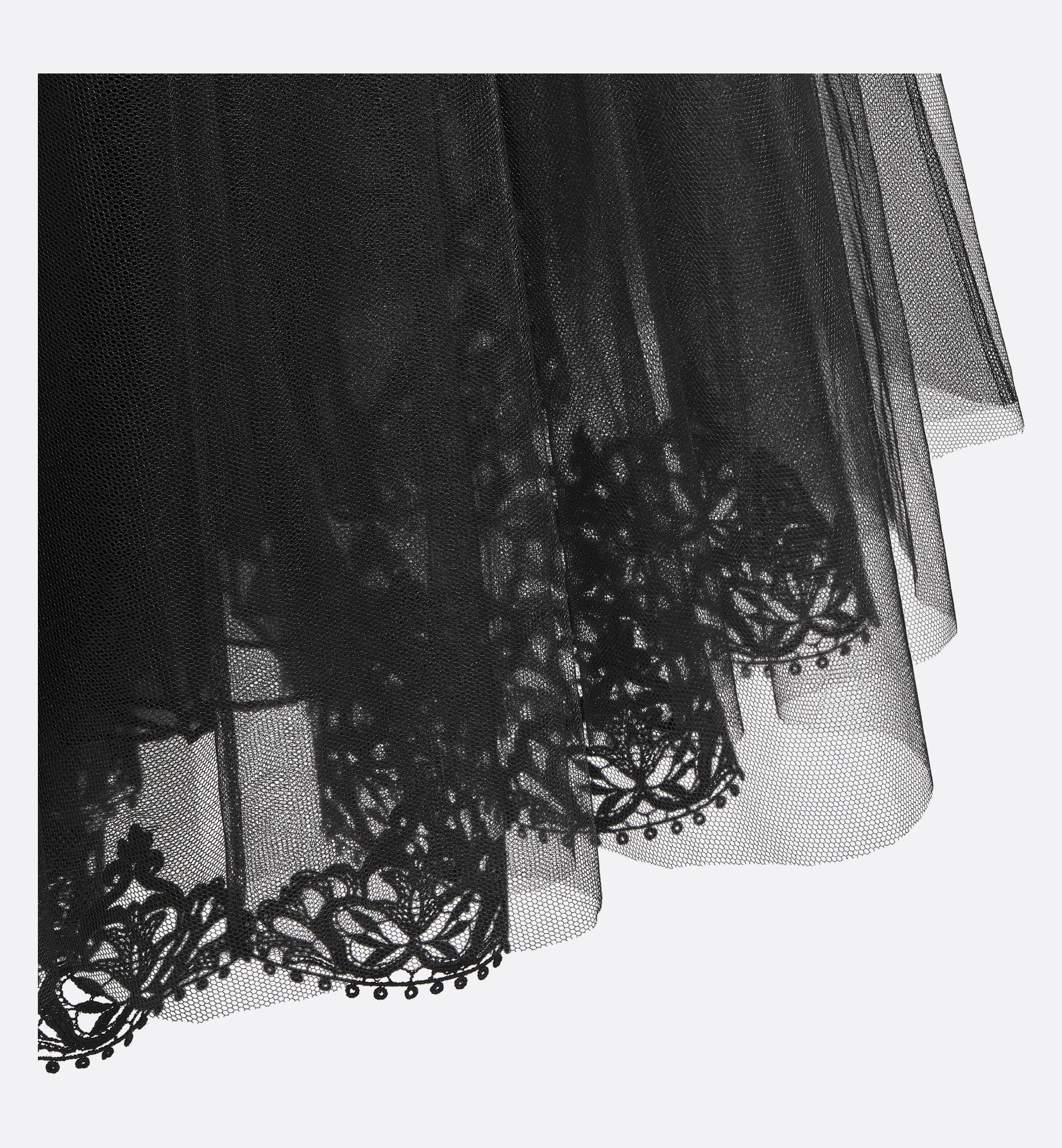 Flared Long Evening Gown - 4