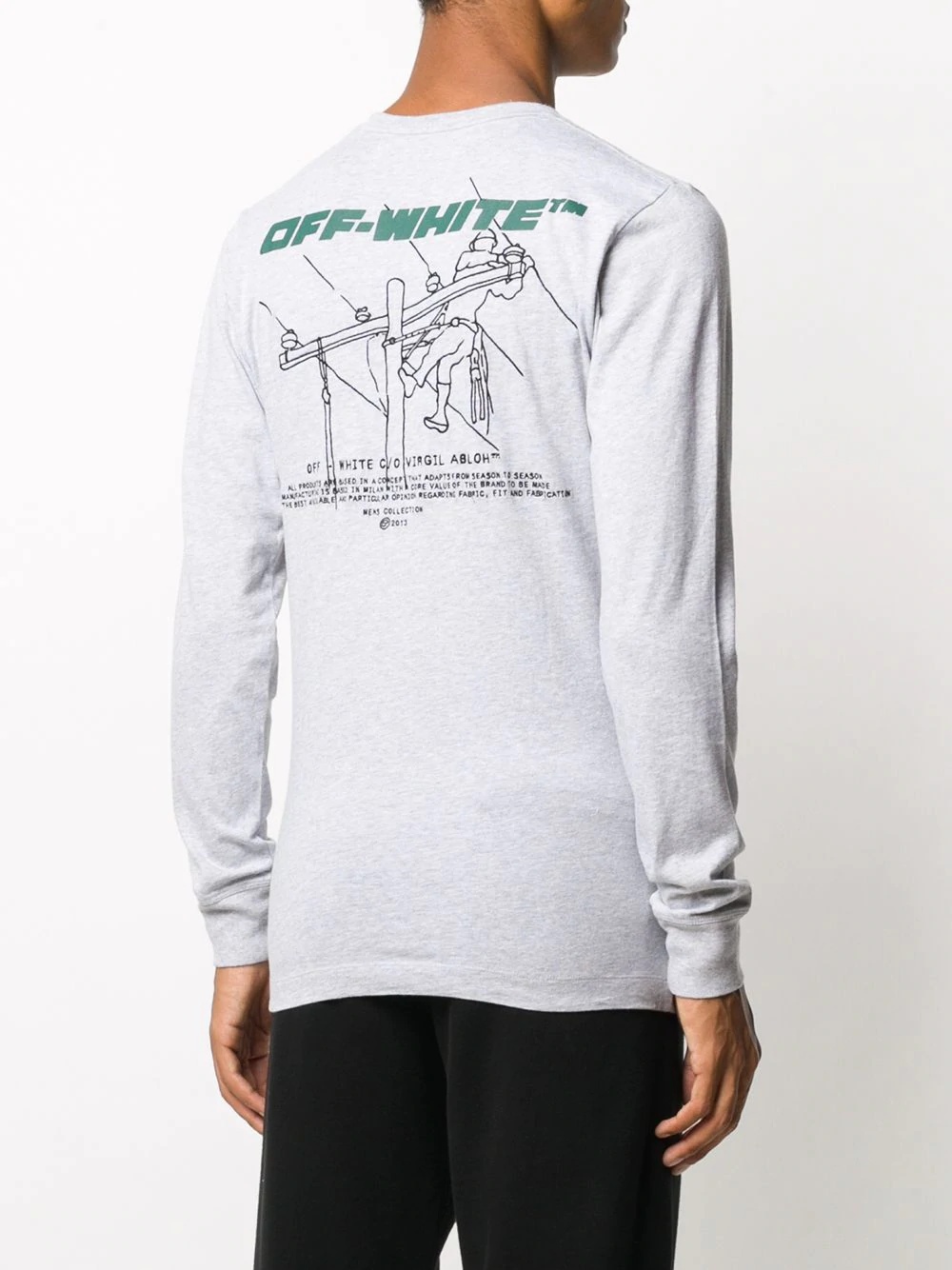 worker logo-print sweatshirt - 4