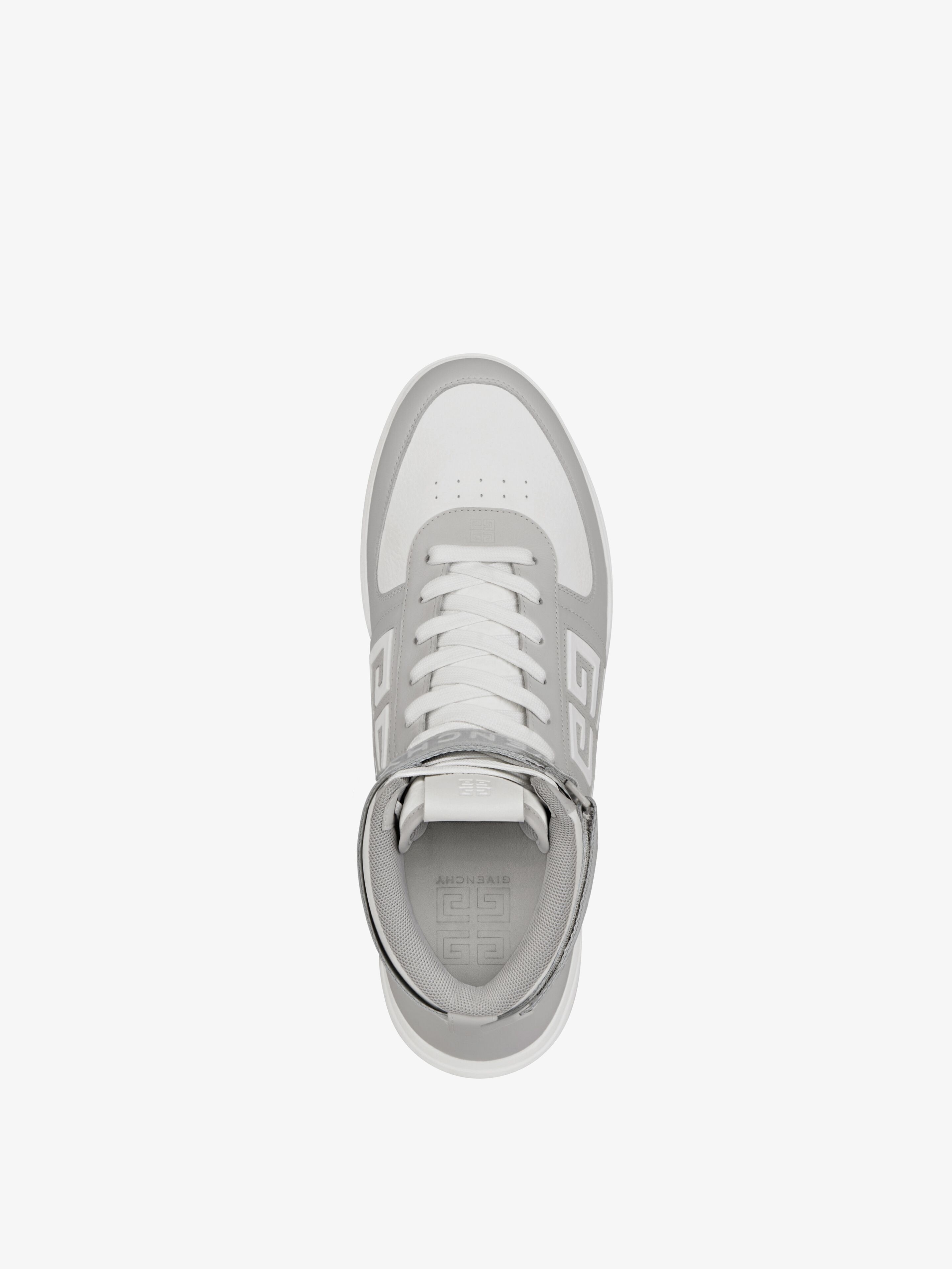 G4 HIGH TOP SNEAKERS IN LEATHER - 4