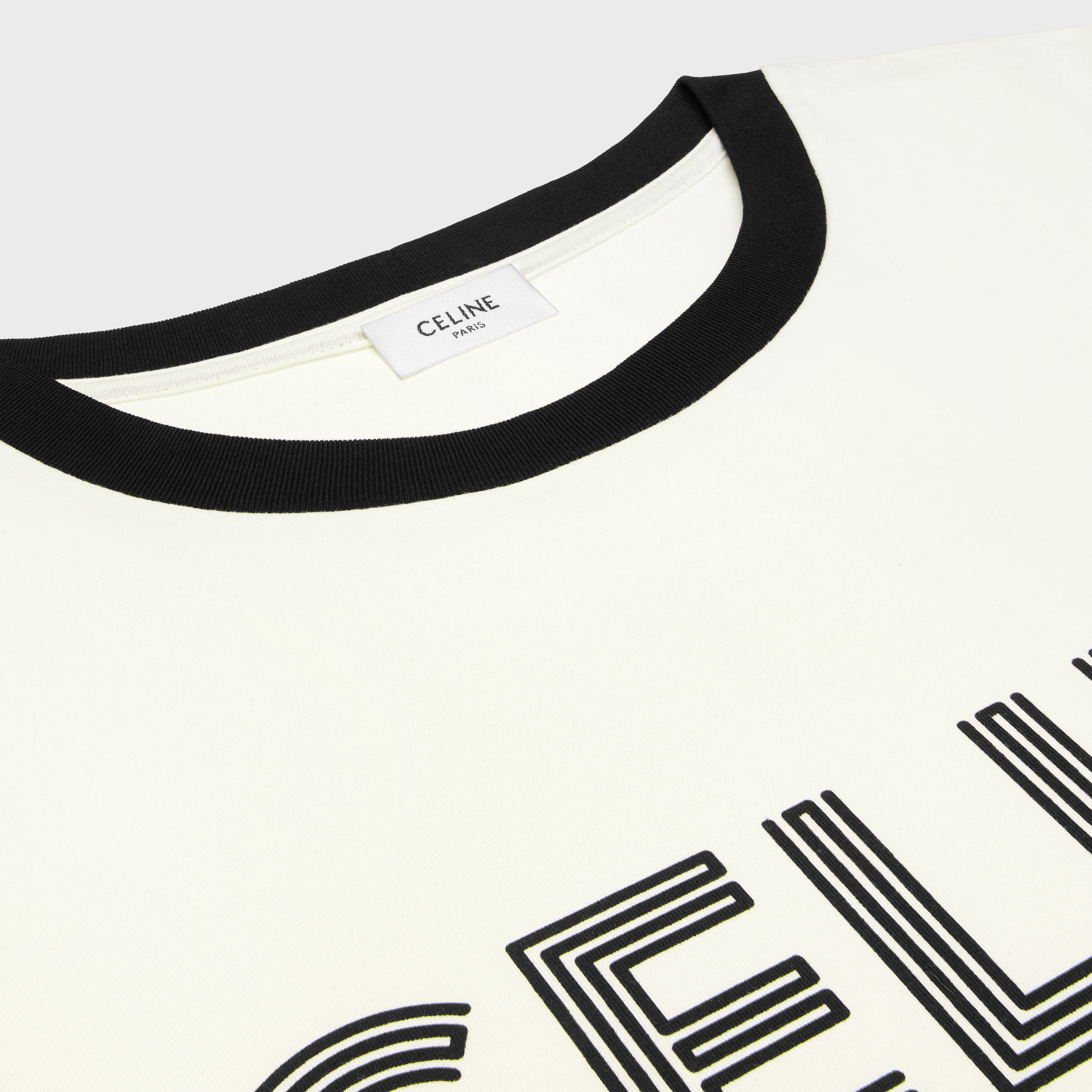 celine loose T-shirt in cotton jersey - 3